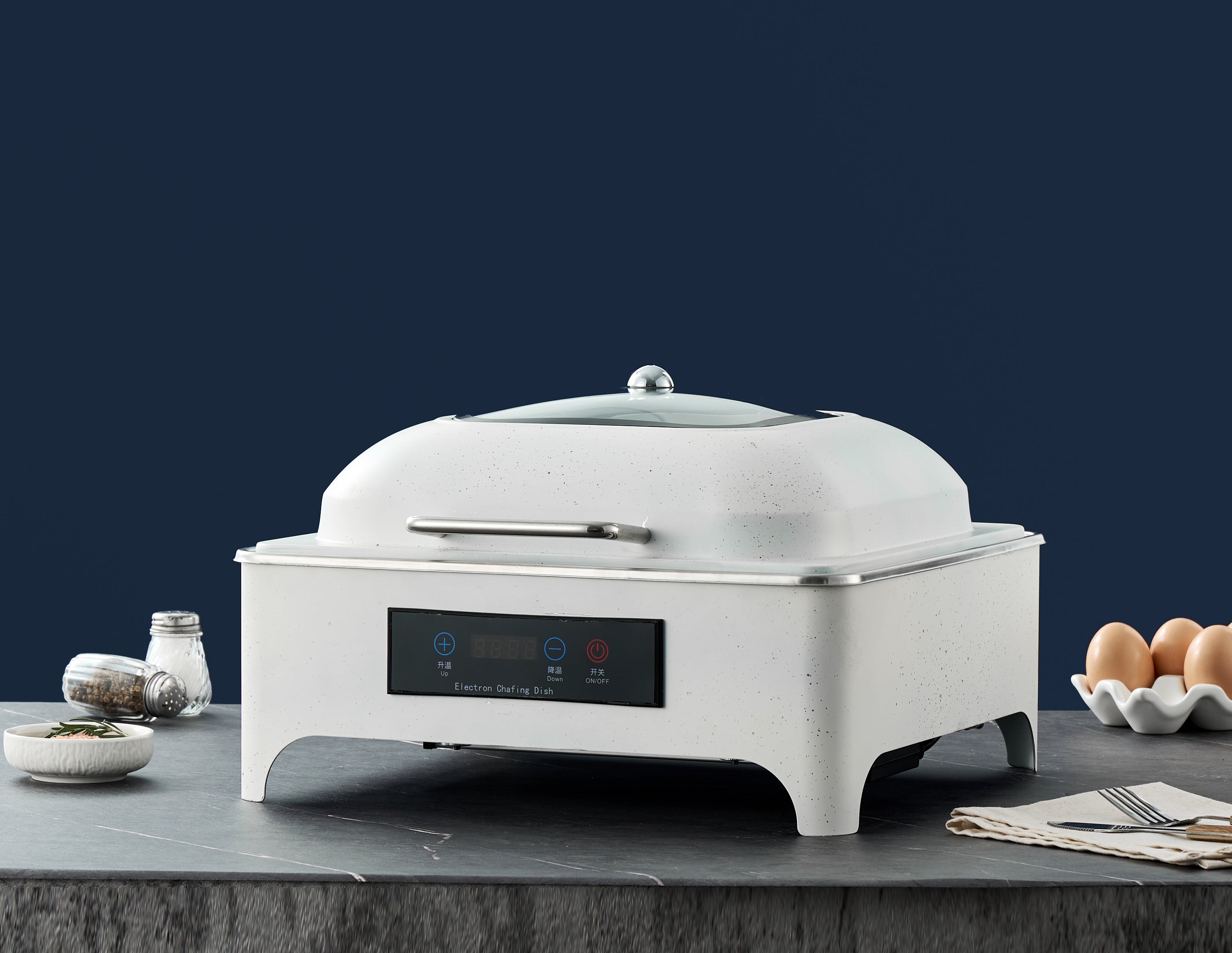 Stainless Steel Electric Chafing Dish [Buffet Server & Food Warmer] - MX3052WG