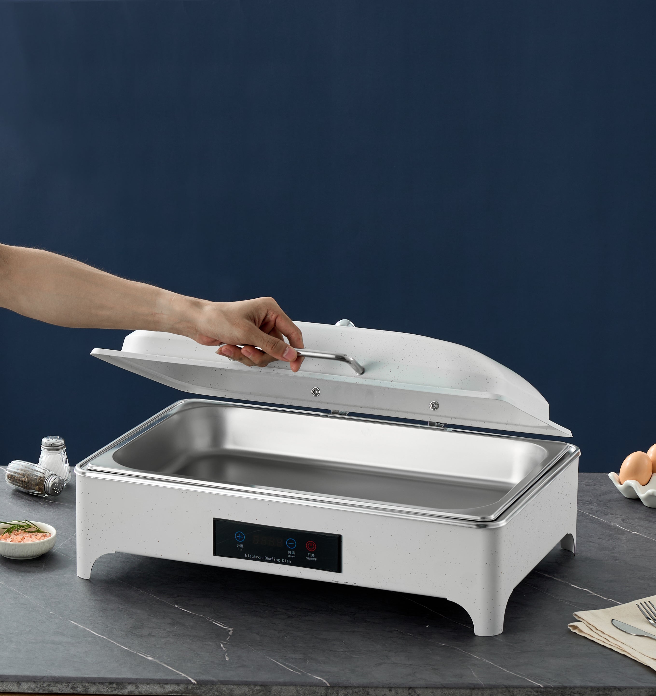 Stainless Steel Electric Chafing Dish [Buffet Server & Food Warmer] - MX3053WG